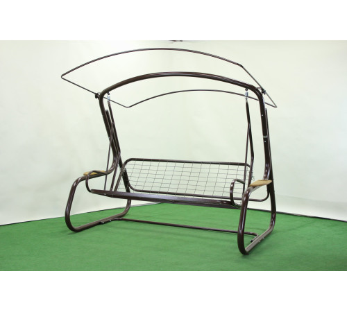 Садова гойдалка GreenGard Аланія Air, коричнево-бежева