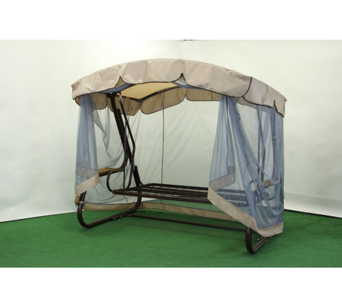 Садова гойдалка GreenGard Аланія Solo, коричнево-бежева