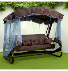 Садова гойдалка GreenGard Аланія Solo, коричнева