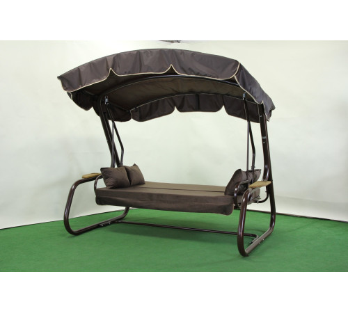 Садова гойдалка GreenGard Аланія Solo, коричнева