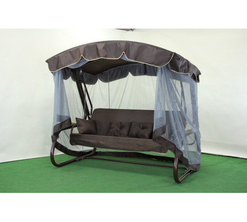 Садова гойдалка GreenGard Аланія Solo, коричнева