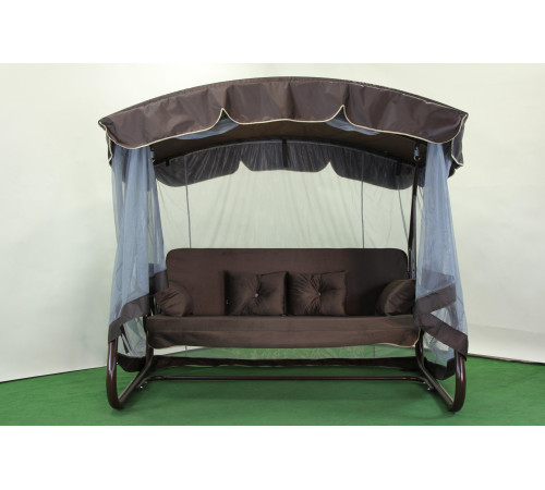 Садова гойдалка GreenGard Аланія Solo, коричнева