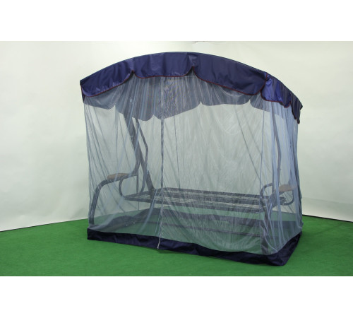 Садова гойдалка GreenGard Афіна, чорно-синя