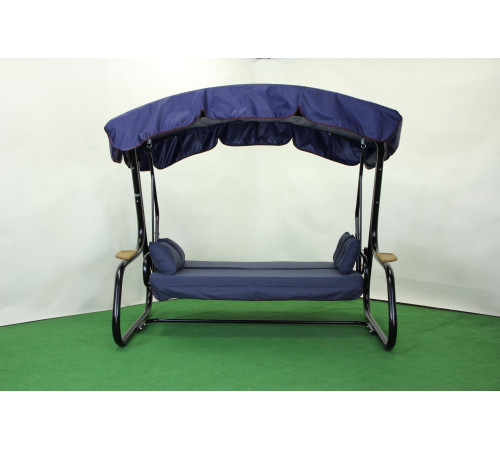 Садова гойдалка GreenGard Афіна Solo, чорно-синя