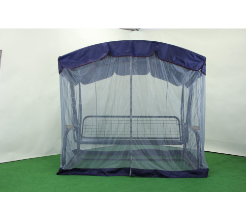 Садова гойдалка GreenGard Афіна Solo, чорно-синя