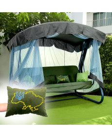 Садова гойдалка GreenGard 095 FREEDOM, зелена