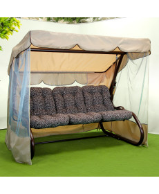 Садова гойдалка GreenGard Барна, коричнево-бежева