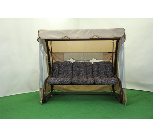 Садова гойдалка GreenGard Барна, коричнево-бежева