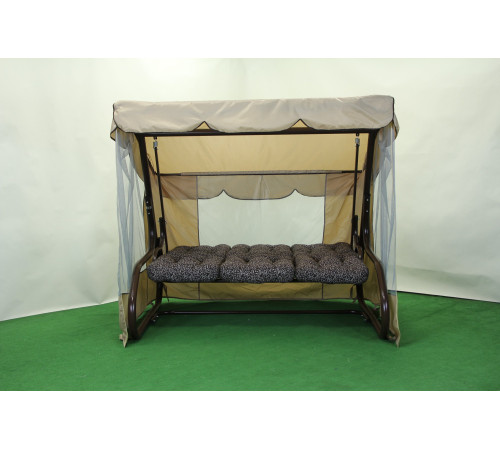 Садова гойдалка GreenGard Барна, коричнево-бежева