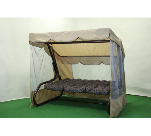 Садова гойдалка GreenGard Барна, коричнево-бежева