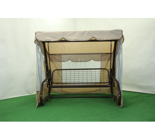 Садова гойдалка GreenGard Барна, коричнево-бежева