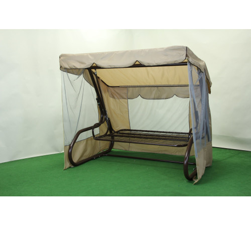 Садова гойдалка GreenGard Барна, коричнево-бежева