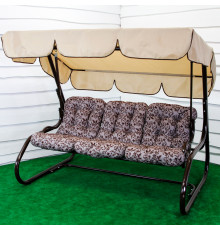 Садова гойдалка GreenGard Бренда, коричнево-бежева