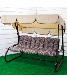 Садова гойдалка GreenGard Бренда, коричнево-бежева