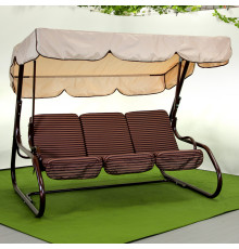 Садова гойдалка GreenGard Бренда, коричнево-бежева