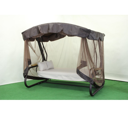 Садова гойдалка GreenGard 048 Домініка Solo, коричнево-бежева