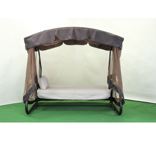 Садова гойдалка GreenGard 048 Домініка Solo, коричнево-бежева