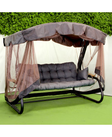 Садова гойдалка GreenGard Домініка  Air, коричнева