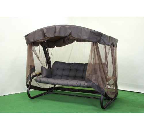 Садова гойдалка GreenGard Домініка Air, коричнева