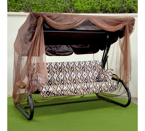 Садова гойдалка GreenGard Глорія, коричнева