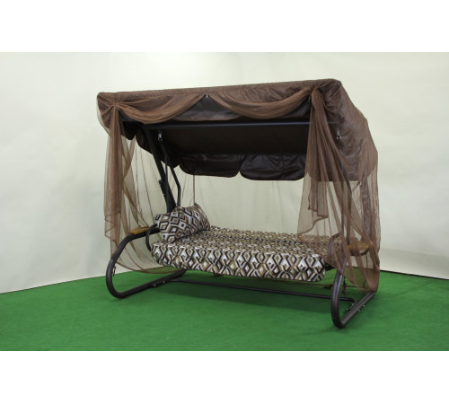 Садова гойдалка GreenGard Глорія, коричнева