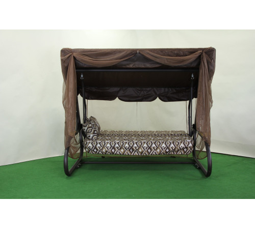 Садова гойдалка GreenGard Глорія, коричнева