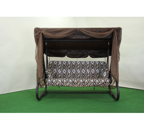 Садова гойдалка GreenGard Глорія, коричнева