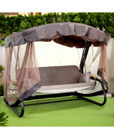 Садова гойдалка GreenGard Домініка Solo, коричнева