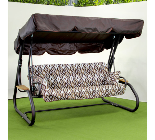 Садова гойдалка GreenGard Глорія, коричнева