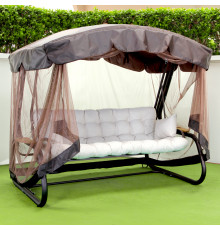 Садова гойдалка GreenGard Домініка Air, коричнева