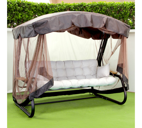 Садова гойдалка GreenGard Домініка Air, коричнева