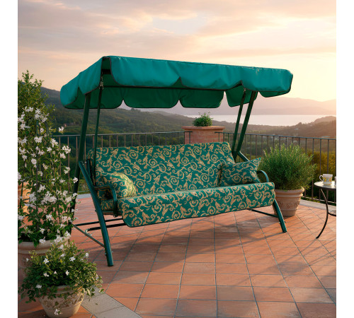 Садова гойдалка GreenGard Елегія, зелена