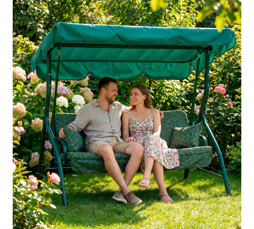 Садова гойдалка GreenGard Елегія, зелена