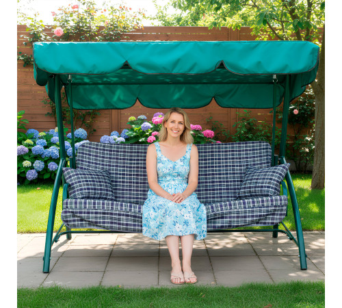 Садова гойдалка GreenGard Елегія, зелена