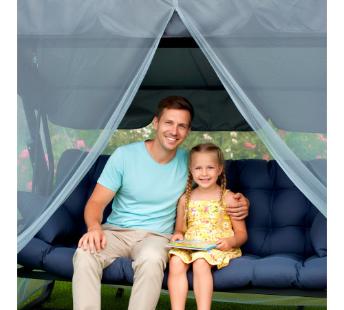 Садова гойдалка GreenGard Мішель, синя