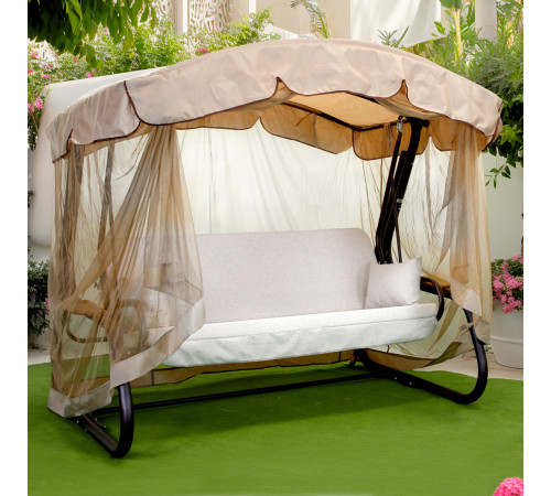 Садова гойдалка GreenGard Камалія Solo, бежева