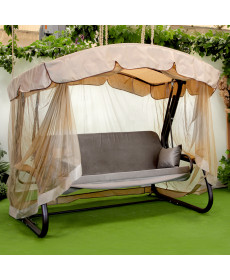 Садова гойдалка GreenGard 071 Камалія Solo, коричнево-бежева