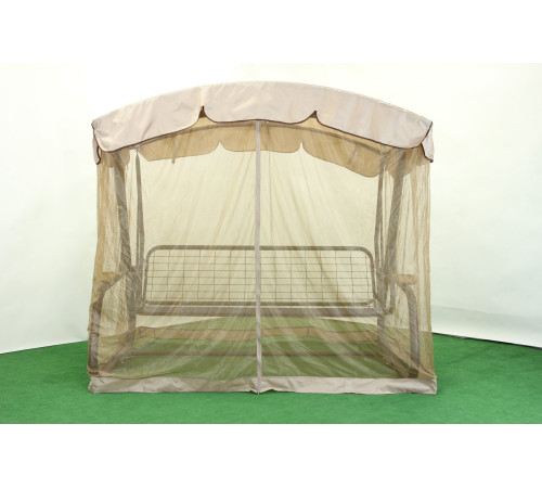 Садова гойдалка GreenGard Камалія Air, коричнево-бежева