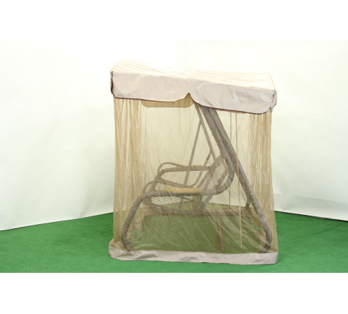 Садова гойдалка GreenGard Камалія, коричнево-бежева