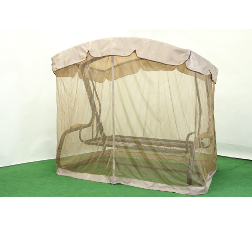 Садова гойдалка GreenGard Камалія, коричнево-бежева