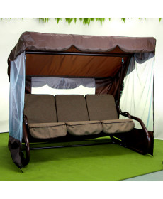 Садова гойдалка GreenGard Брауні, коричнева