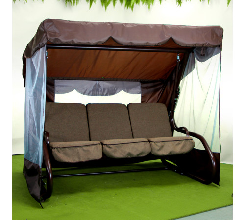 Садова гойдалка GreenGard Брауні, коричнева