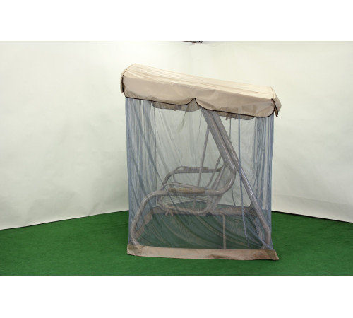 Садова гойдалка GreenGard Валенсія Solo, коричнево-бежева