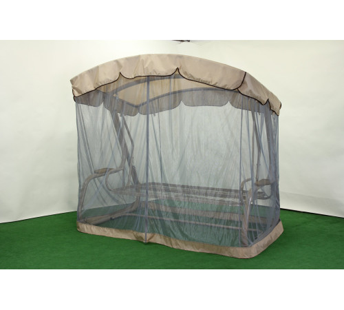 Садова гойдалка GreenGard Валенсія Solo, коричнево-бежева