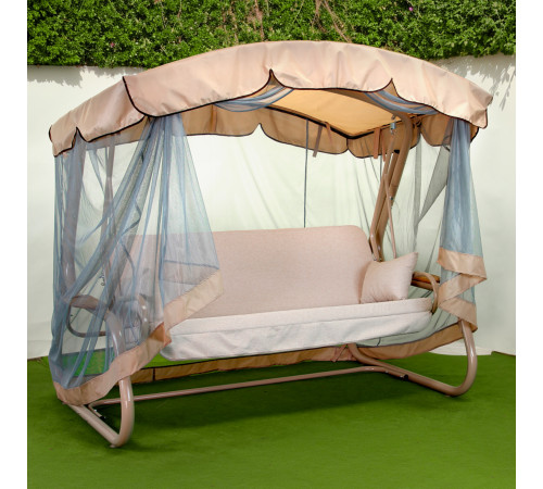 Садова гойдалка GreenGard Валенсія Solo, бежева