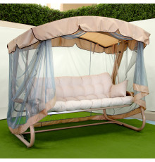 Садова гойдалка GreenGard Валенсія Air, бежева