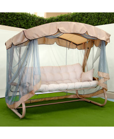 Садова гойдалка GreenGard Валенсія Air, бежева