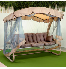 Садова гойдалка GreenGard Валенсія, бежева