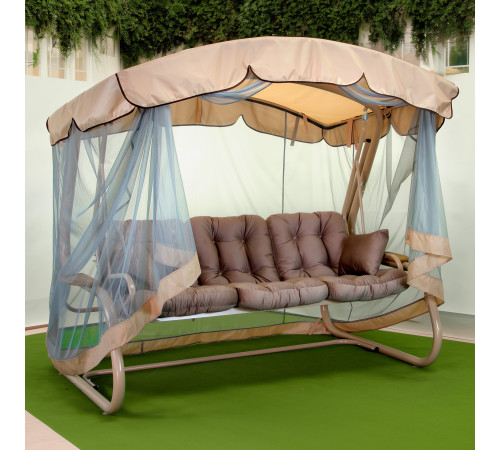 Садова гойдалка GreenGard Валенсія, бежева