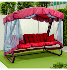 Садова гойдалка GreenGard Марсала, бордова